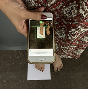 foot scanning at home