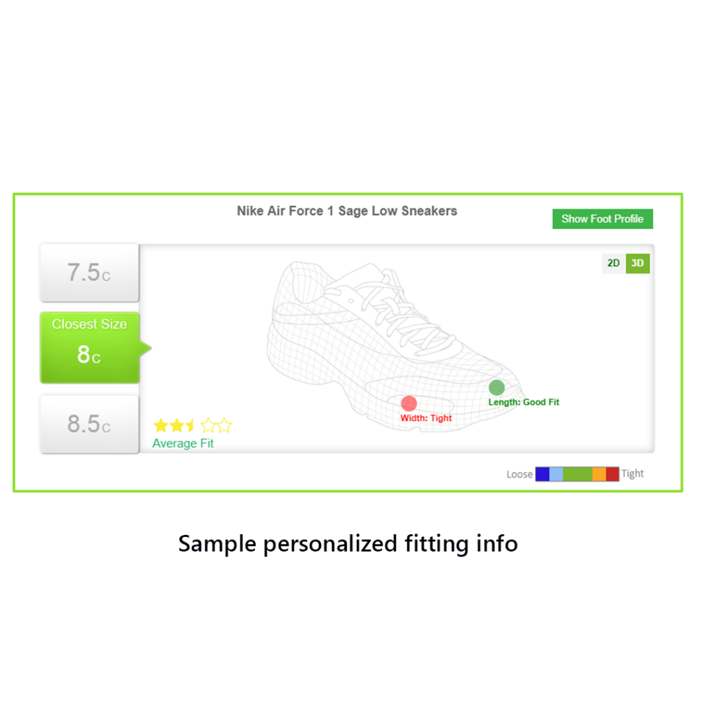 shoe scanning app | Find me a shoe